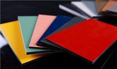 ألومنيوم النخيل النواة PVDF ألومنيوم اللوحة المركبة مع طول 2440mm-3660mm