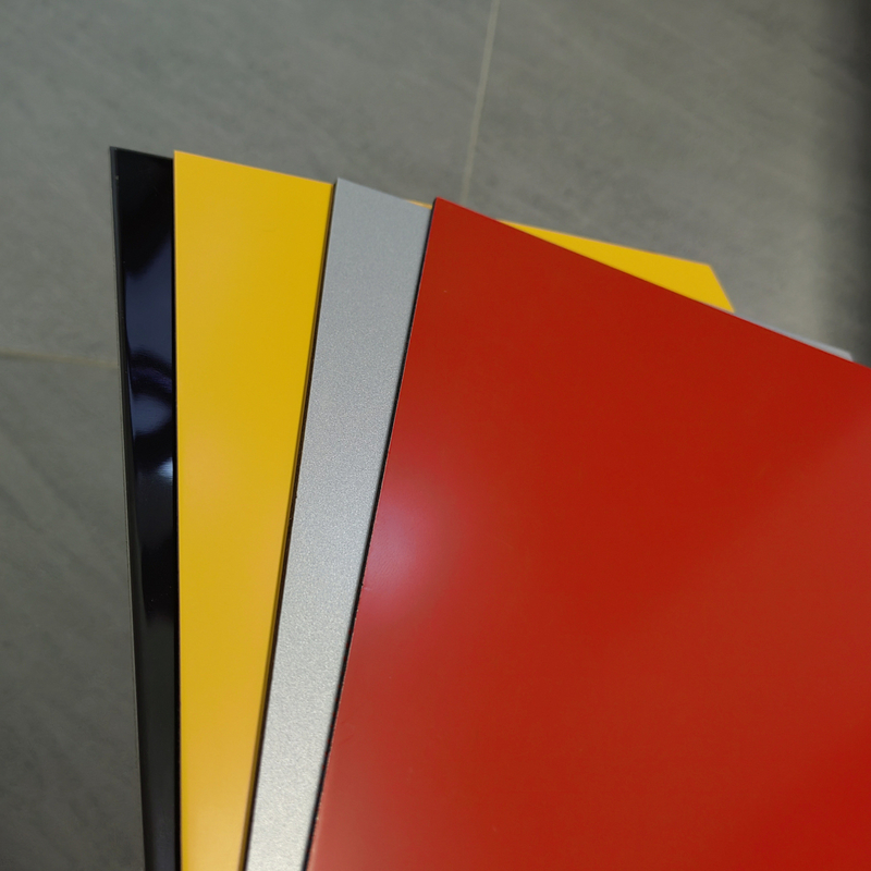 1500*5000*4mm PVDF ألومنيوم اللوحة المركبة Acm للجدار الستار والطلاء الخارجي