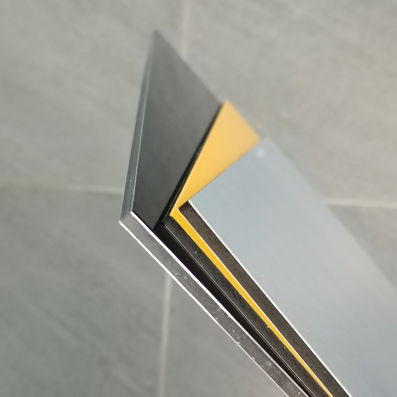 1500*5000*4mm PVDF ألومنيوم اللوحة المركبة Acm للجدار الستار والطلاء الخارجي