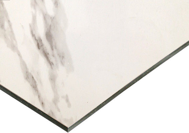 4mm PVDF الألومنيوم المركب لوحة عالية اللمعان حبوب الرخام الانتهاء من لوحة Alucobond للفنادق الفاخرة جدار الكسوة الديكور اللوبي