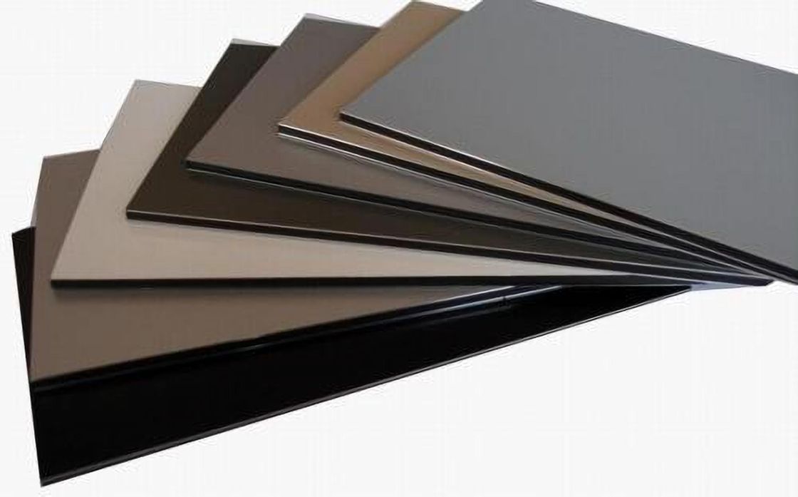 الإعلانات الفاسيا 1250mm 1500mm PVDF ACP لوكوبوند الرسم ألومنيوم لوحة مركبة للستائر الحائط
