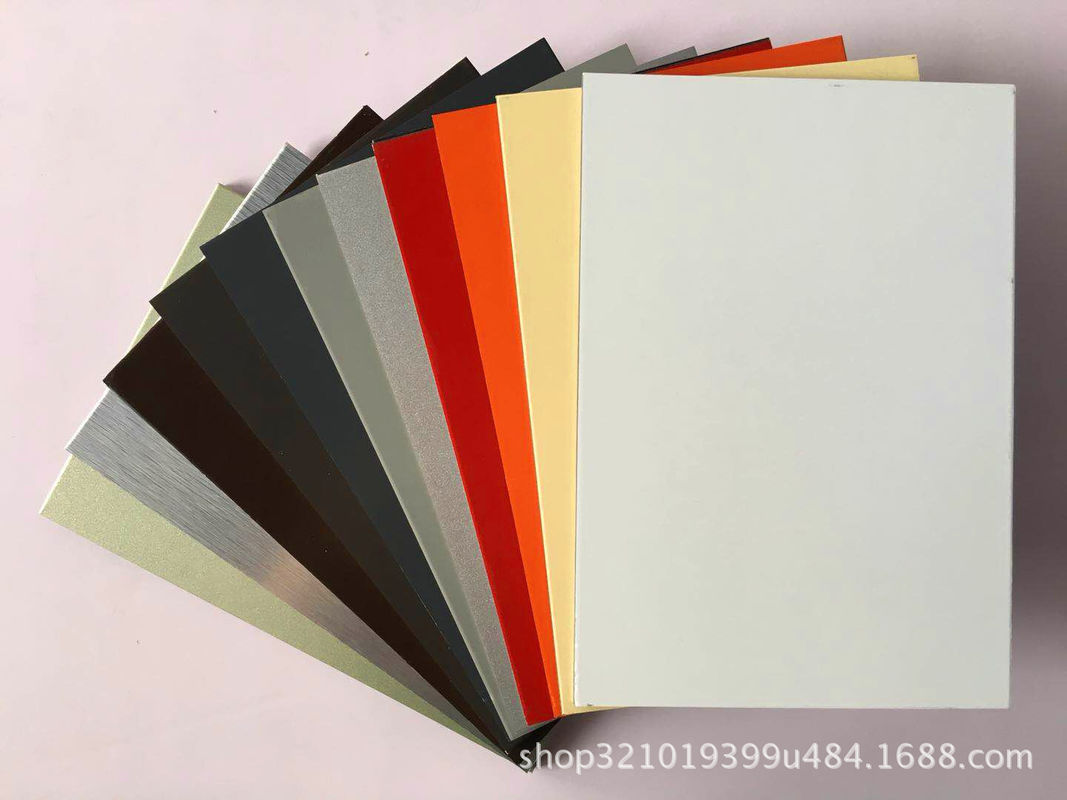 الإعلانات الفاسيا 1250mm 1500mm PVDF ACP لوكوبوند الرسم ألومنيوم لوحة مركبة للستائر الحائط
